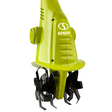 Load image into Gallery viewer, Sun Joe TJ599E Electric Garden Cultivator | 6.3-Inch | 2.5 Amp | Green