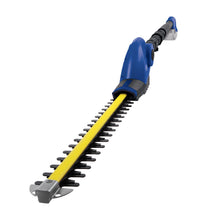Load image into Gallery viewer, Sun Joe GTS4001C-SJB 24-Volt iON+ Cordless Lawn Care System Kit | Hedge Trimmer | Pole Saw | Leaf Blower | W/ 2.0-Ah Battery and Charger (Blue)