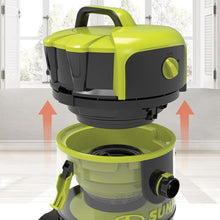 Load image into Gallery viewer, Sun Joe SWD6600 Industrial Motor Wet/Dry Vac | 6.6 Gal | 4.0 Peak HP | Semi Transparent Tank