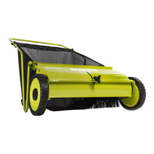 Load image into Gallery viewer, Sun Joe SJSW26M-RM Manual Push Lawn Sweeper | 26-Inch | 52.3 Gallon Catcher (Certified Refurbished)