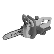 Load image into Gallery viewer, Sun Joe 20ViON-CS10-GRY 20-Volt iON Lithium Ion Chainsaw Kit | 10-Inch | W/ 2.0-Ah Battery and Charger (Gray)