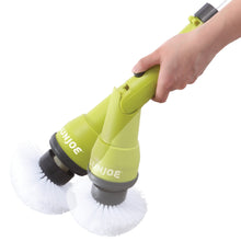 Load image into Gallery viewer, Sun Joe 24V-PWSCRB-LTW 24-Volt iON+ Cordless Handheld 360-Degree Spin Scrubber Kit | W/ 1.3-Ah Battery and Charger