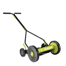 Load image into Gallery viewer, Sun Joe MJ503M Manual Reel Mower | 14-Inch | Quad Wheel | 9-Position