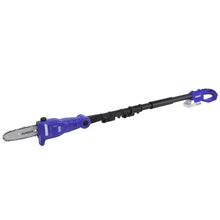 Load image into Gallery viewer, Sun Joe 24V-PS8-LTE-SJB 24-Volt iON+ Cordless Telescoping Pole Chainsaw Kit | 8-Inch | W/ 2.0-Ah Battery and Charger (Blue)