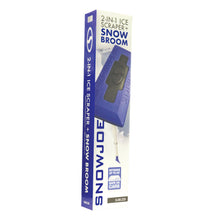 Load image into Gallery viewer, Snow Joe SJBLZD 2-In-1 Telescoping Snow Broom + Ice Scraper | 18-Inch Foam Head (Blue)