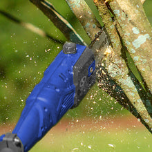 Load image into Gallery viewer, Sun Joe SWJ804E-SJB Telescoping Electric Pole Saw | 8-Inch (Blue)