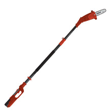 Load image into Gallery viewer, Sun Joe iON8PS2-LT-RED 40-Volt iONMAX Cordless Telescoping Multi-Angle Pole Chain Saw Kit | 8-inch | W/ 2.5-Ah Battery and Charger (Red)