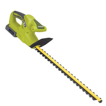 Load image into Gallery viewer, Sun Joe 20ViONLTE-HT20 20-Volt iON Cordless Hedge Trimmer Kit | 20-Inch | W/ 2.0-Ah Battery and Charger