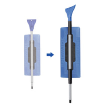 Load image into Gallery viewer, Snow Joe SJBLZD-JMB2-SJB 2-Pack Jumbo Telescoping Snow Broom + Ice Scraper, Blue/Blue