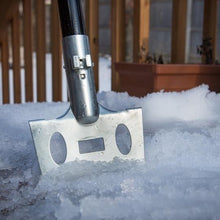 Load image into Gallery viewer, Snow Joe SJEG24 2-in-1 Snow Pusher + Ice Chopper | 24-Inch | Poly Blade (Blue)

