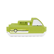 Load image into Gallery viewer, Snow Joe + Sun Joe iON+ 24VBAT-LT EcoSharp® LITE Lithium-Ion Battery | 24-Volt | 2.5-Ah
