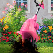 Load image into Gallery viewer, Sun Joe TJ599E-PNK Electric Garden Cultivator | 6.3-Inch | 2.5 Amp | Pink
