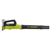 Load image into Gallery viewer, Sun Joe 24V-TB-LTE 24-Volt iON+ Cordless Compact Turbine Jet Blower Kit | 100-MPH | 280-CFM | W/ 2.0-Ah Battery and Charger
