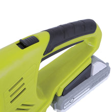 Load image into Gallery viewer, Sun Joe 24V-HT18-LTE 24-Volt iON+ Cordless Handheld Hedge Trimmer Kit | 5/8" | W/ 2.0-Ah Battery and Charger
