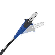 Load image into Gallery viewer, Sun Joe iON8PS2-LT-SJB 40-Volt iON+ Cordless Telescoping Multi-Angle Pole Chain Saw Kit | 8-inch | W/ 2.5-Ah Battery and Charger (Blue)
