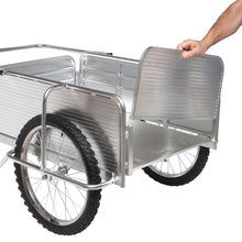 Load image into Gallery viewer, Sun Joe SJ-ALGC All-Purpose Heavy-Duty Aluminum Yard Cart With Removable Panels
