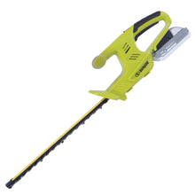 Load image into Gallery viewer, Sun Joe 24V-HT18-LTE 24-Volt iON+ Cordless Handheld Hedge Trimmer Kit | 5/8" | W/ 2.0-Ah Battery and Charger
