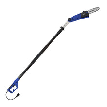 Load image into Gallery viewer, Sun Joe SWJ802E-SJB Electric Multi-Angle Pole Chain Saw | 8 inch | 6.5 Amp (Blue)
