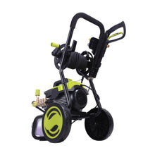 Load image into Gallery viewer, Sun Joe SPX9006-PRO Commercial Series Cold Water Electric Direct Drive Crank Shaft Pressure Washer | 1300 PSI Max | 2 GPM Max | 2.15 HP Brushless Induction Motor | 120 Volt | Wall Mount | Roll Cage | Hose Reel
