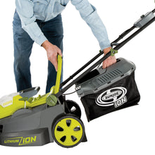 Load image into Gallery viewer, Sun Joe iON16LM-RM 40-Volt iONMAX Cordless 16-Inch Lawn Mower Kit | Brushless Motor | W/ 4.0-Ah Battery and Charger  (Certified Refurbished)
