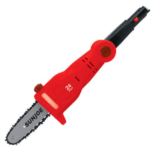 Load image into Gallery viewer, Sun Joe GTS4001C-RED-RM 24-Volt iON+ Cordless Lawn Care System Kit | Hedge Trimmer | Pole Saw | Leaf Blower | W/ 2.0-Ah Battery and Charger (Red) (Certified Refurbished)
