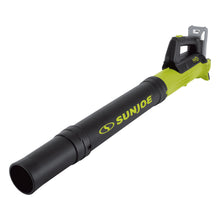 Load image into Gallery viewer, Sun Joe 24V-TB-LTE 24-Volt iON+ Cordless Compact Turbine Jet Blower Kit | 100-MPH | 280-CFM | W/ 2.0-Ah Battery and Charger

