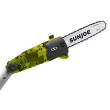 Load image into Gallery viewer, Sun Joe SWJ803E-CMO-RM Electric Multi-Angle Pole Chain Saw | 10 inch | 8.0 Amp | Camo (Certified Refurbished)
