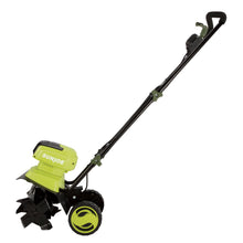 Load image into Gallery viewer, Sun Joe iON12TL 40-Volt iONMAX Cordless Garden Tiller/Cultivator Kit | 12-Inch | W/ 4.0-Ah Battery and Charger
