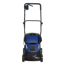 Load image into Gallery viewer, Sun Joe MJ401C-XR-SJB Cordless Lawn Mower | 14 inch | 28V | 5 Ah | Brushless Motor (Blue)

