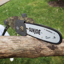 Load image into Gallery viewer, Sun Joe SWJ803E-CMO Electric Multi-Angle Pole Chain Saw | 10 inch | 8.0 Amp (Camo)
