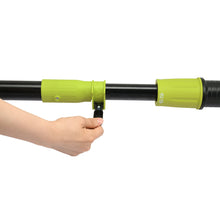 Load image into Gallery viewer, Sun Joe 24V-PHT17-LTE 24-Volt iON+ Cordless Pole Hedge Trimmer Kit | 17-Inch | W/ 2.0-Ah Battery and Charger
