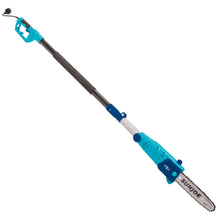 Load image into Gallery viewer, Sun Joe SWJ803E-BLU Electric Multi-Angle Pole Chain Saw | 10 inch | 8.0 Amp (Sky Blue)
