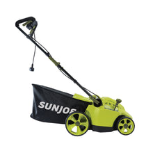 Load image into Gallery viewer, Sun Joe MJ506E Electric Reel Lawn Mower w/ Grass Catcher | 16 in | 6.5 Amp | Quad Wheel | 24 Blade
