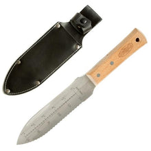 Load image into Gallery viewer, Sun Joe SJHH1902 Hori-Hori Landscaping Digging Tool | 6.5 in | Stainless Steel | Ruler | Sheath
