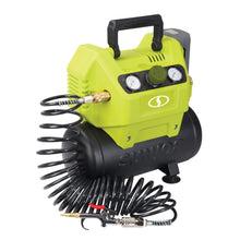 Load image into Gallery viewer, Sun Joe IONAIR 40-Volt iONMAX Cordless Air Compressor Kit  | 1.6-Gallon | Included Inflator Accessories | W/ 4.0-Ah Battery and Charger
