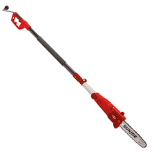 Load image into Gallery viewer, Sun Joe SWJ803E-RED Electric Multi-Angle Pole Chain Saw | 10 inch | 8.0 Amp (Red)
